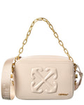 Off-White Medium Leather Camera Bag