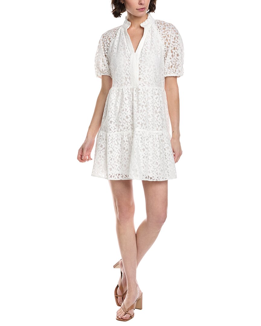 CeCe V-Neck Tiered Babydoll Dress