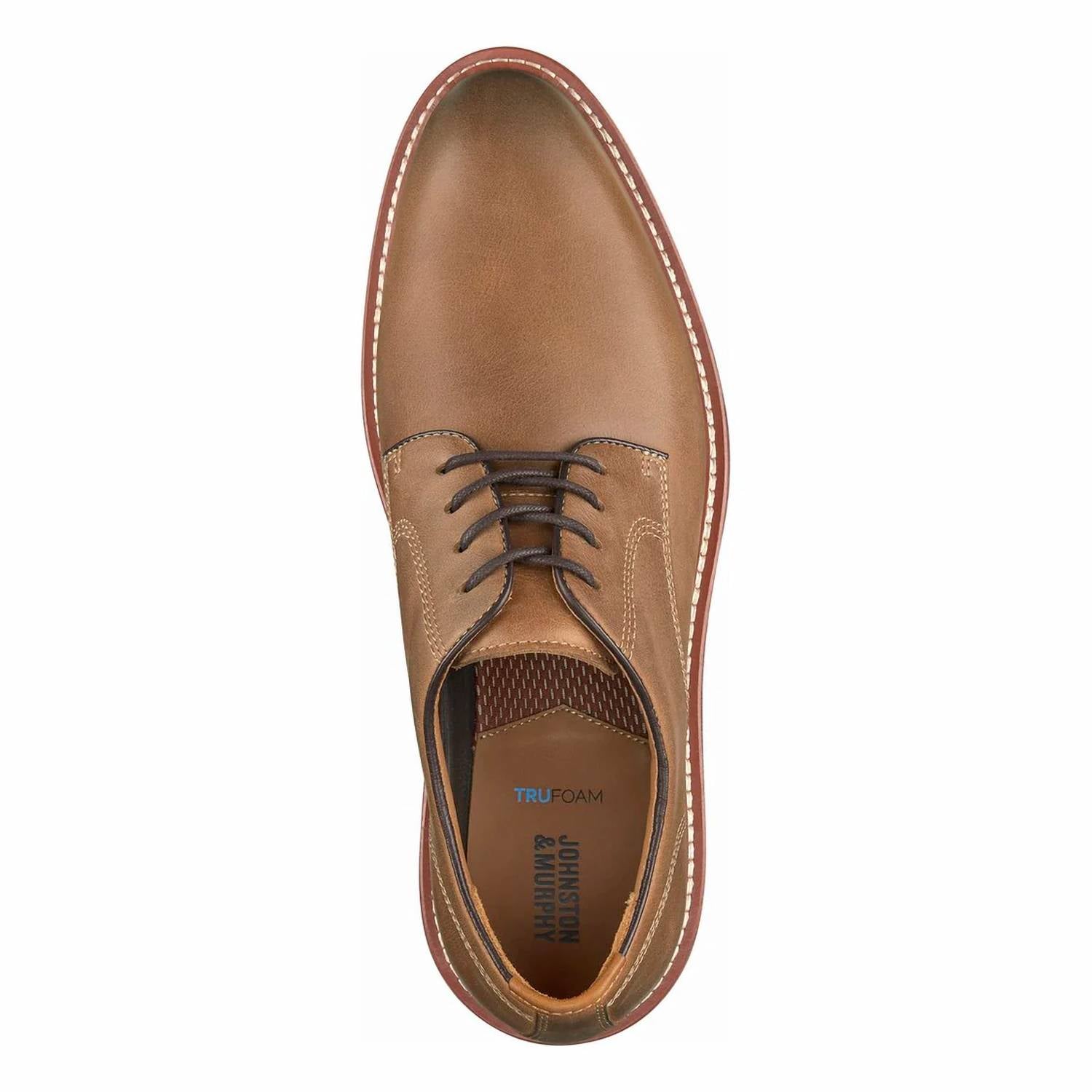 Men's Upton Plain Toe Oxford Shoe In Tan