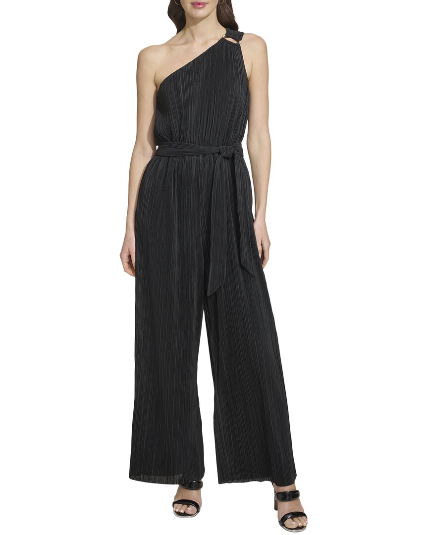 DKNY One Shoulder Plisse Pant
