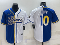 Men's Los Angeles Rams Cooper Kupp #10 Blue/White Game Jersey1 Joint Edition