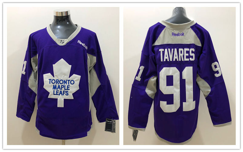 Men's Toronto Maple Leafs John Tavares #91 Blue Authentic jersey