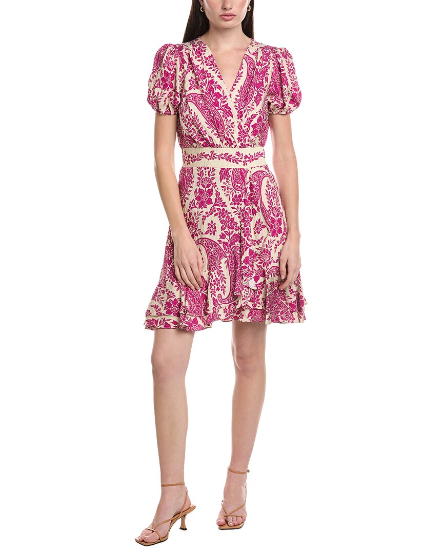 Maison Tara Printed Marrakesh Short Sleeve Mini Dress