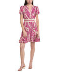 Maison Tara Printed Marrakesh Short Sleeve Mini Dress