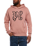 Palm Angels Wool & Cashmere-Blend Hooded Sweatshirt