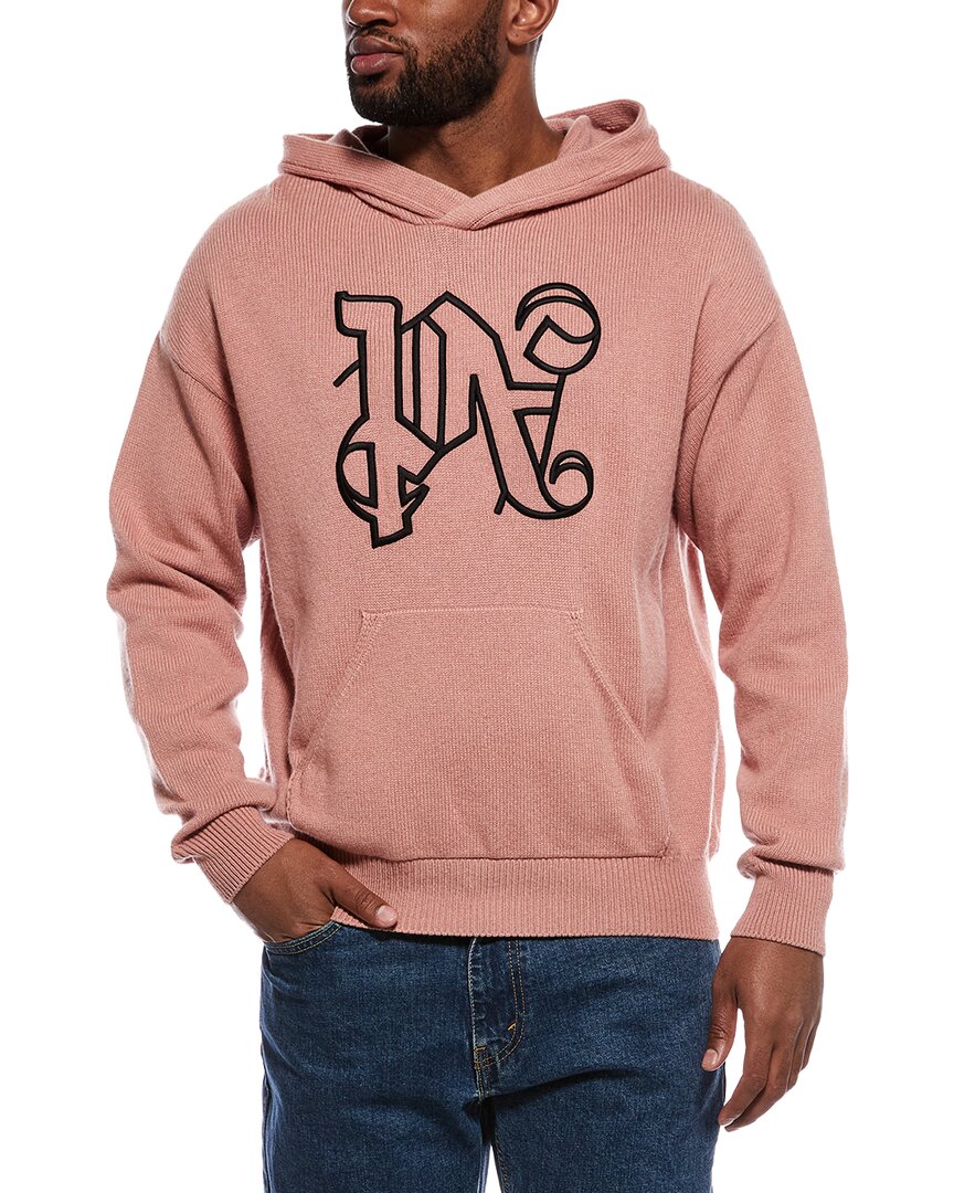 Palm Angels Wool & Cashmere-Blend Hooded Sweatshirt