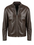 Gucci Men Bull Leather Jacket
