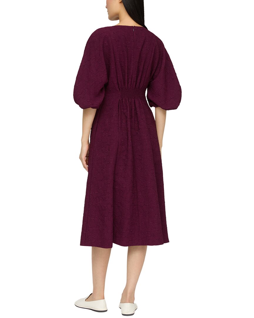 Lafayette 148 New York Short Balloon Sleeve A-Line Dress