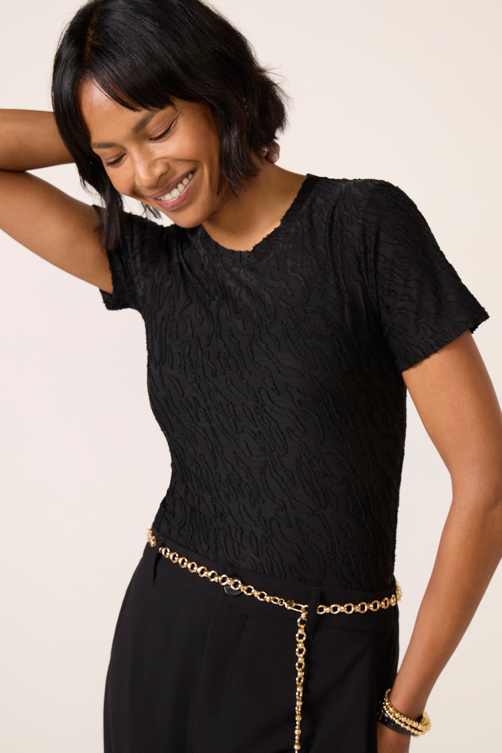 Women's Mitchie Burnout Short Sleeve Top