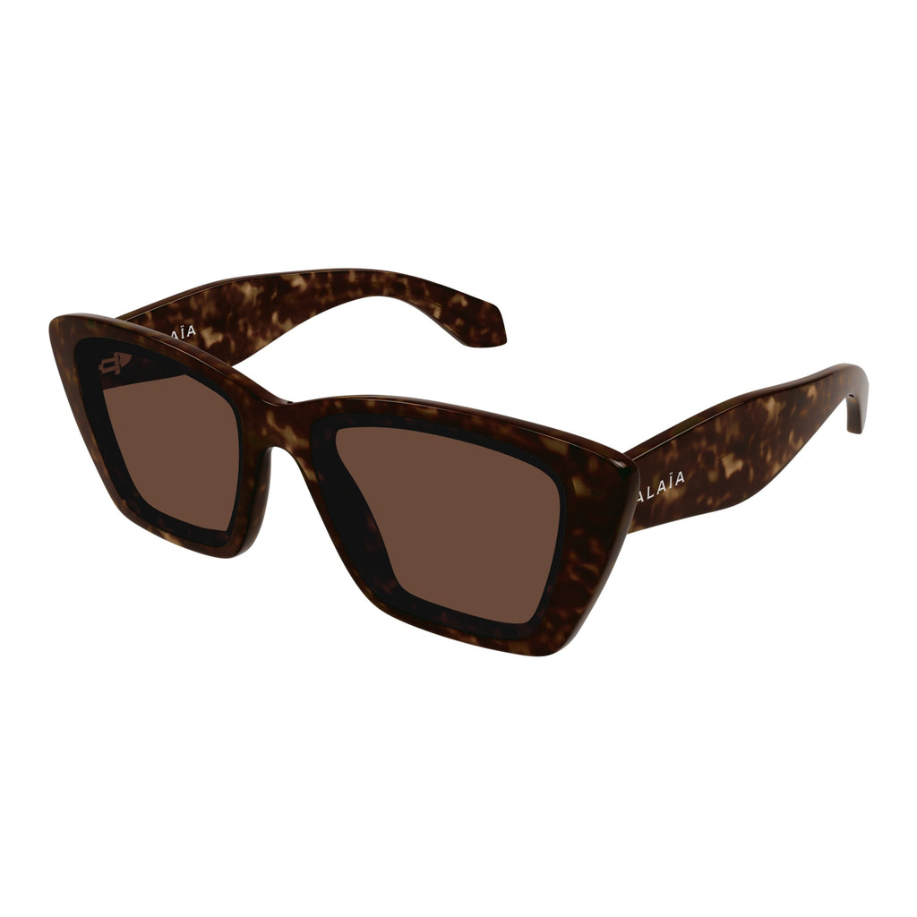 Oversized Square Sunglasses With Tortoiseshell Frame And Logo Accents