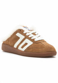 Women's Easter Fl Backless Sneaker Shoe In Brown / White