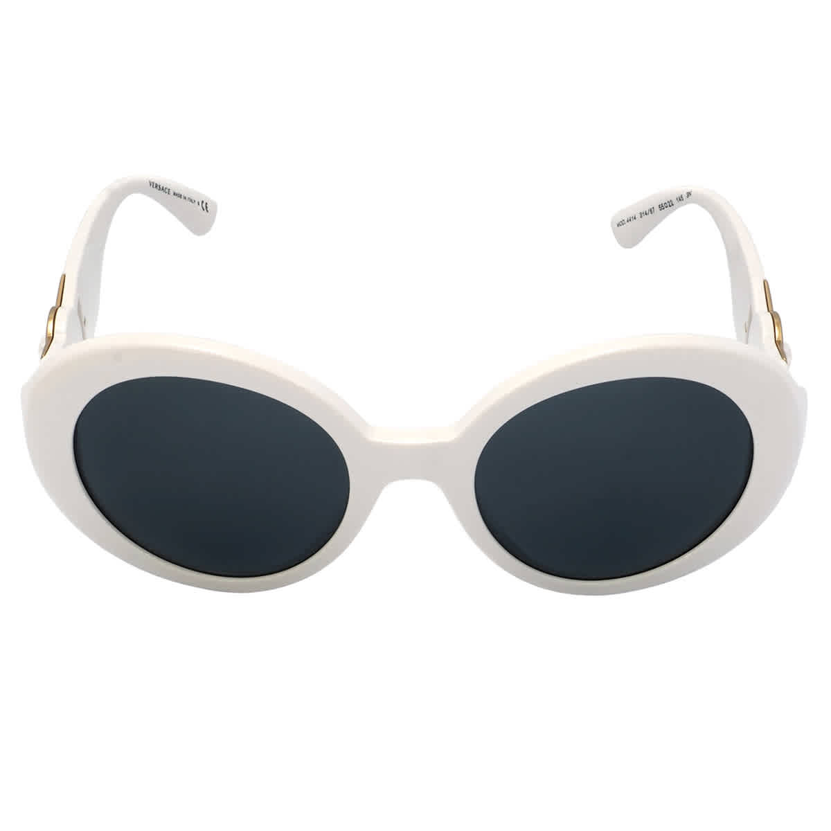 Versace Dark Gray Round Ladies Sunglasses VE4414 314/87 55