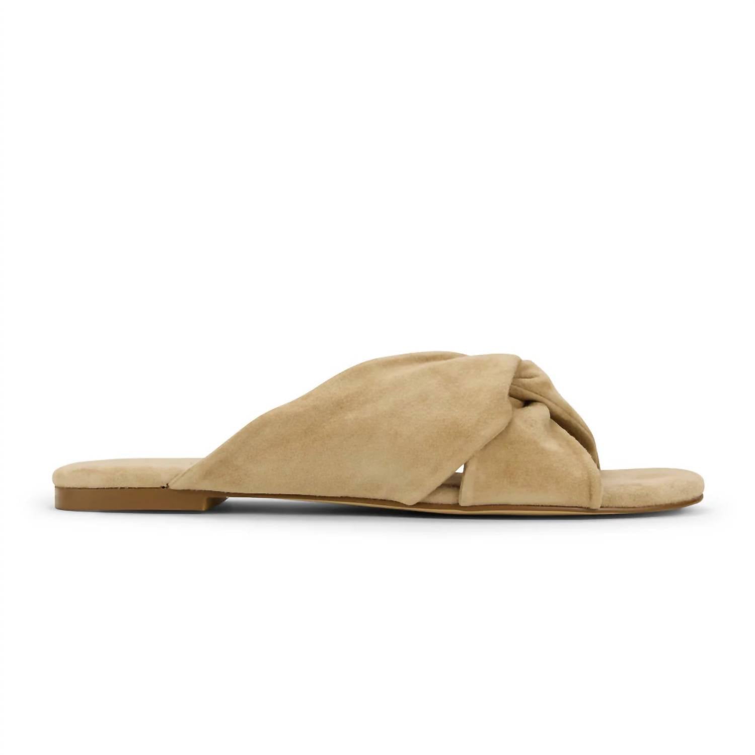 Women's Nadia Slide Sandals In Oat Suede