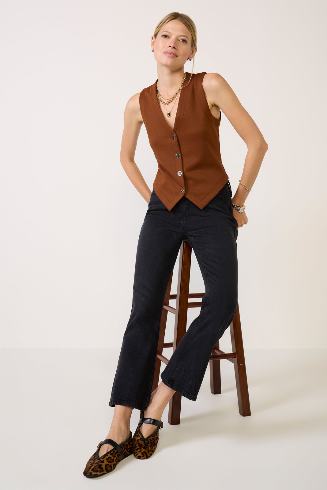 Women's Blair Ponte Vest