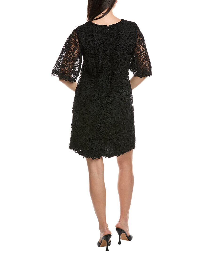 Carolina Herrera Flutter Sleeve Shift Dress