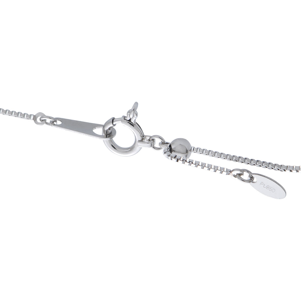 LB Exclusive Platinum 0.50ct Diamond Cross Pendant Necklace MF28-041326