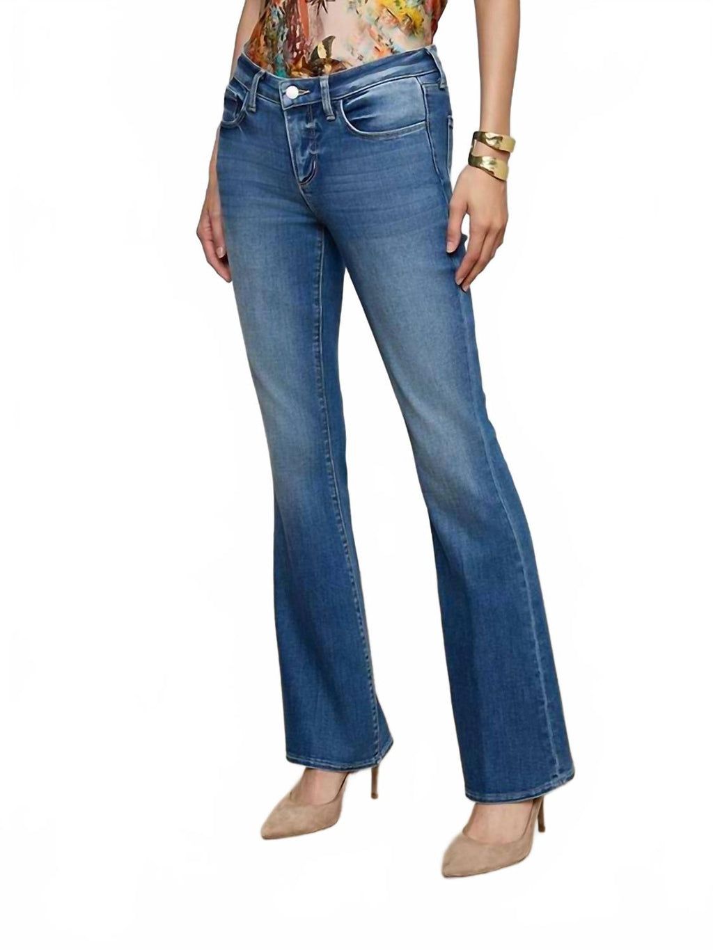 Cara Low Rise Bootcut Jean In Cambridge