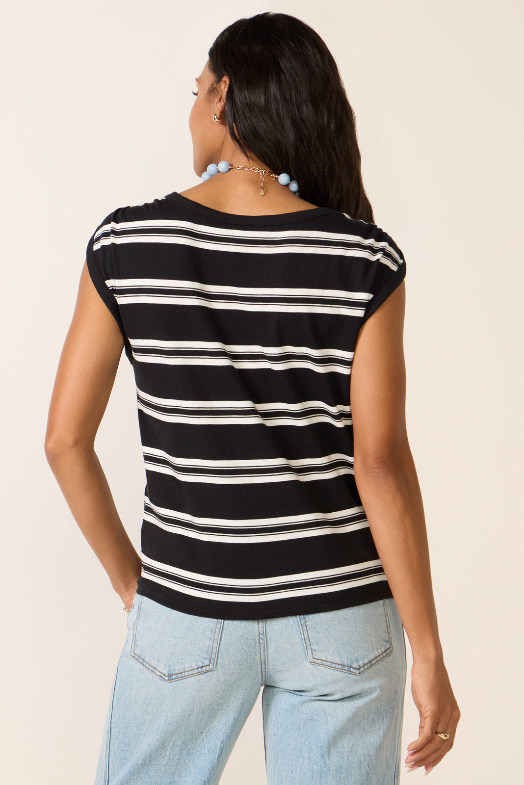 Women's Rhissa Striped Muscle Top