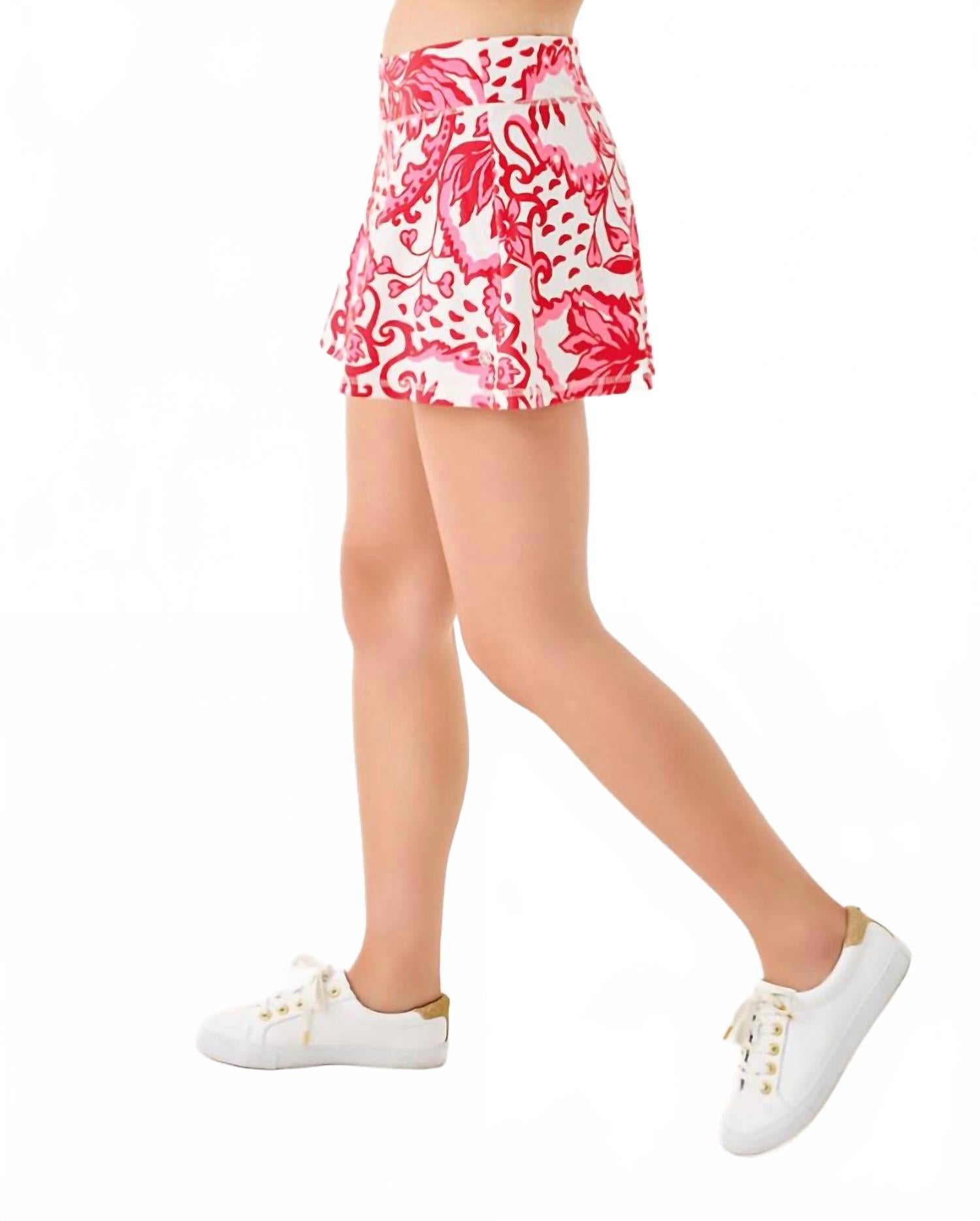 Aila Upf 50+ Skort In Coconut Spicy Socialite