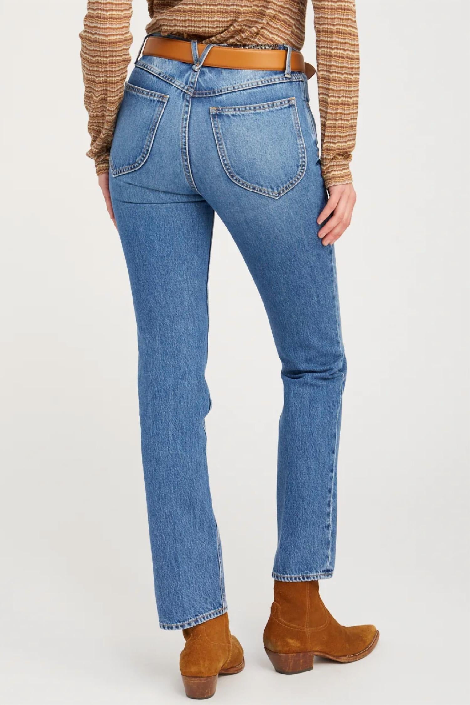 Slim Straight Jean In Edith