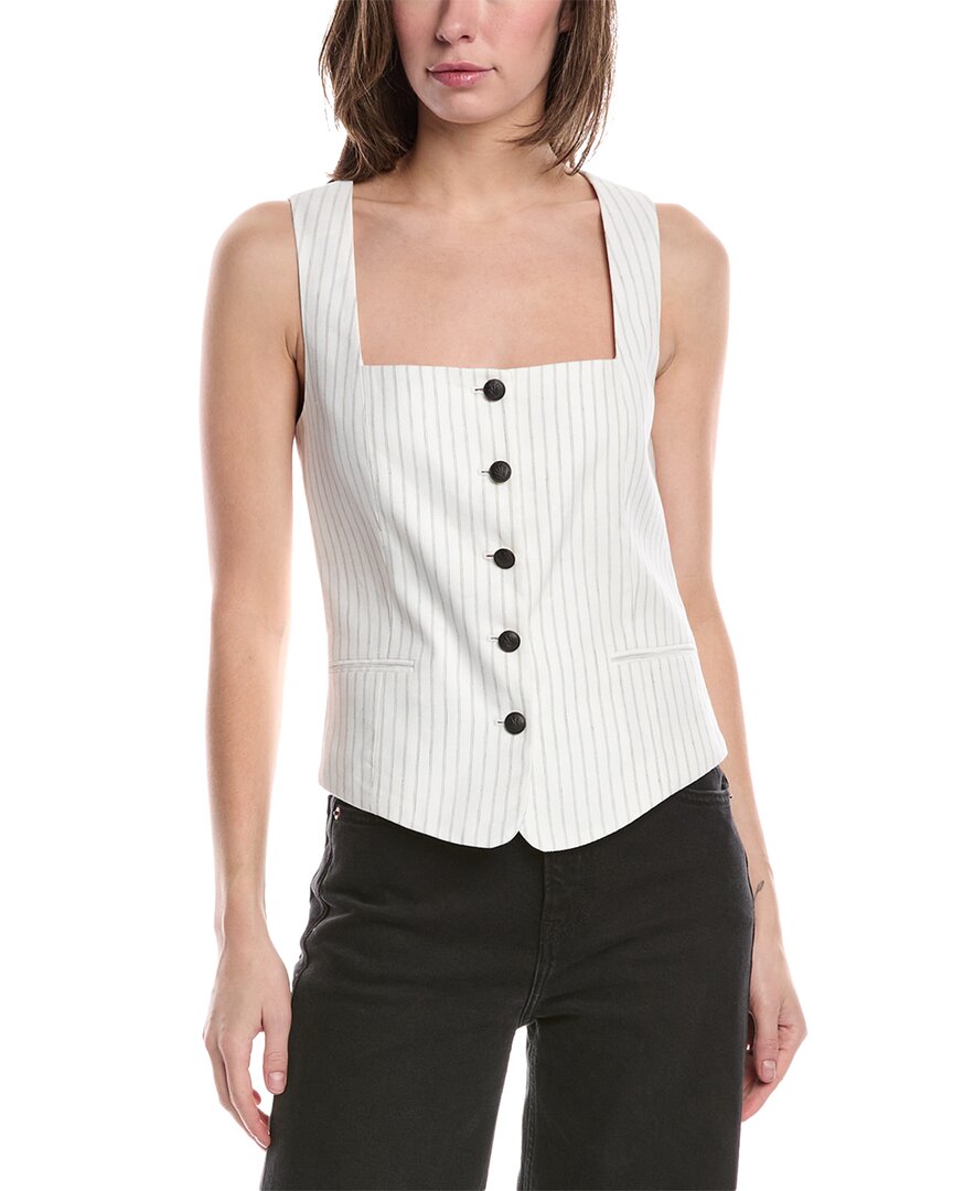 rag & bone Kiana Linen-Blend Vest
