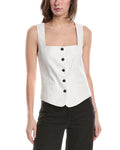 rag & bone Kiana Linen-Blend Vest