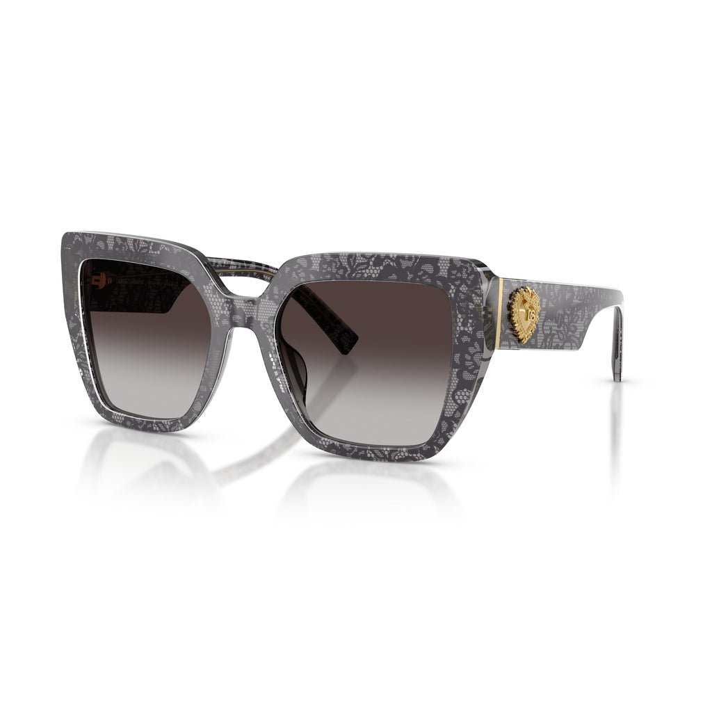 Oversized Square Frame Sunglasses With Gradient Lenses