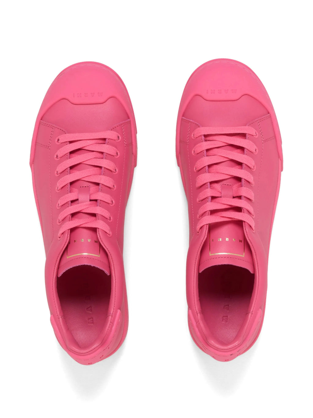 Marni Dada Bumper Low-Top Leather Sneakers - Pink