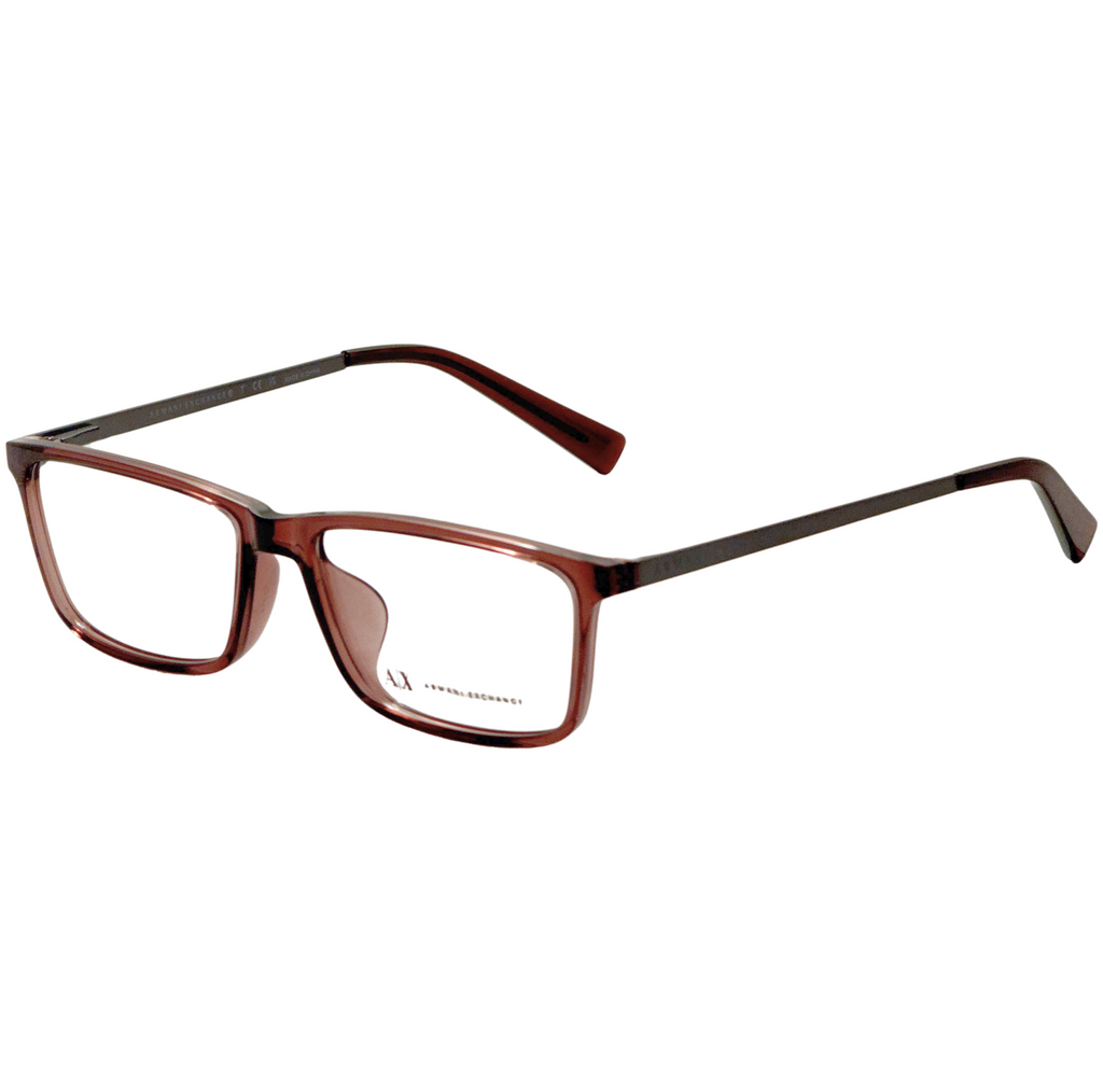Armani Exchange Men's 55 mm Brown Opticals