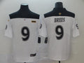 Men's New Orleans Saints Drew Brees #9 White City Edition Game Jersey1