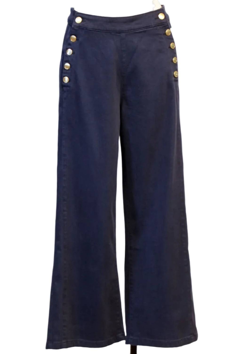 Women's Hepburn Wide Leg Jeans In Bright Navy