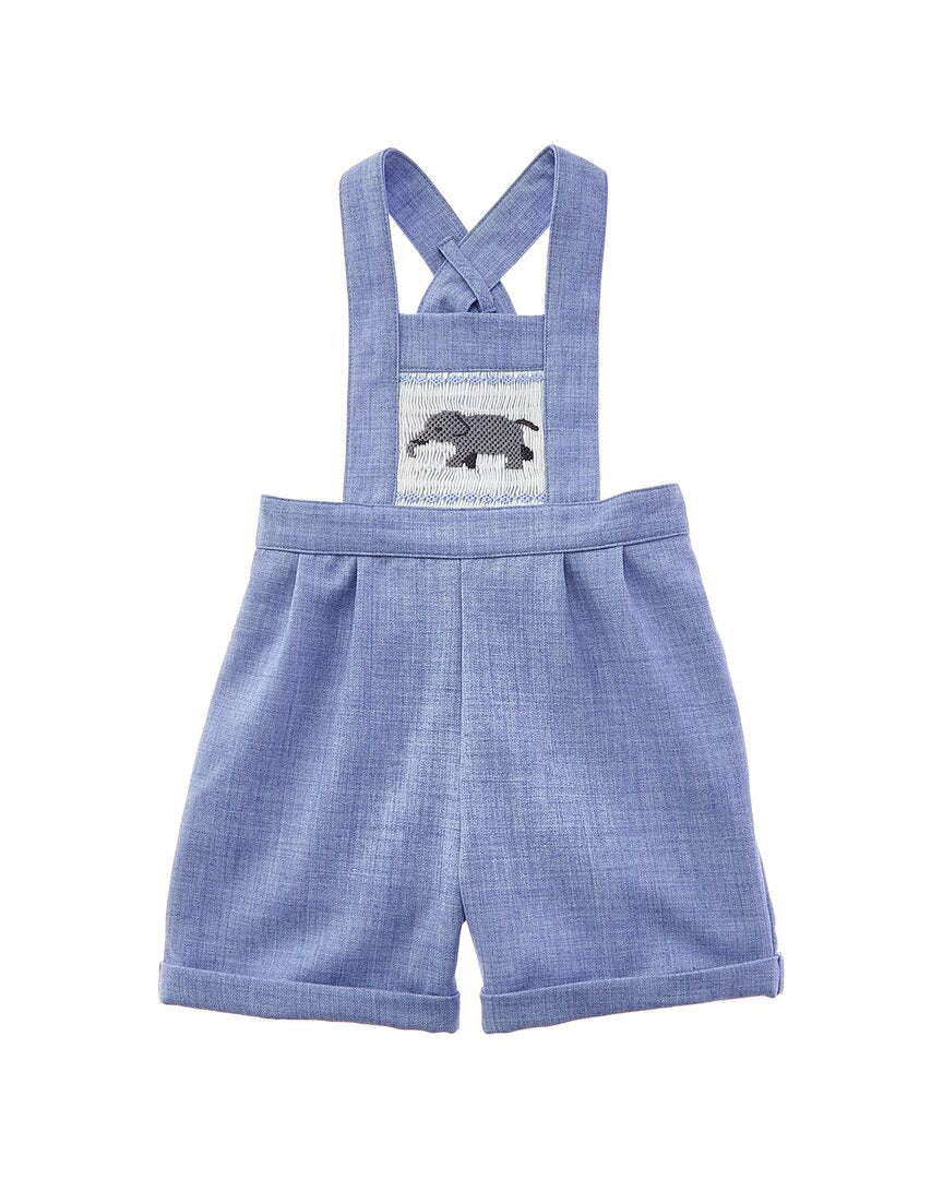 Rachel Riley Elephant Smocked Dungaree