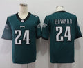 Men's Philadelphia Eagles Jordan Howard #24 Midnight Green Game Player jersey