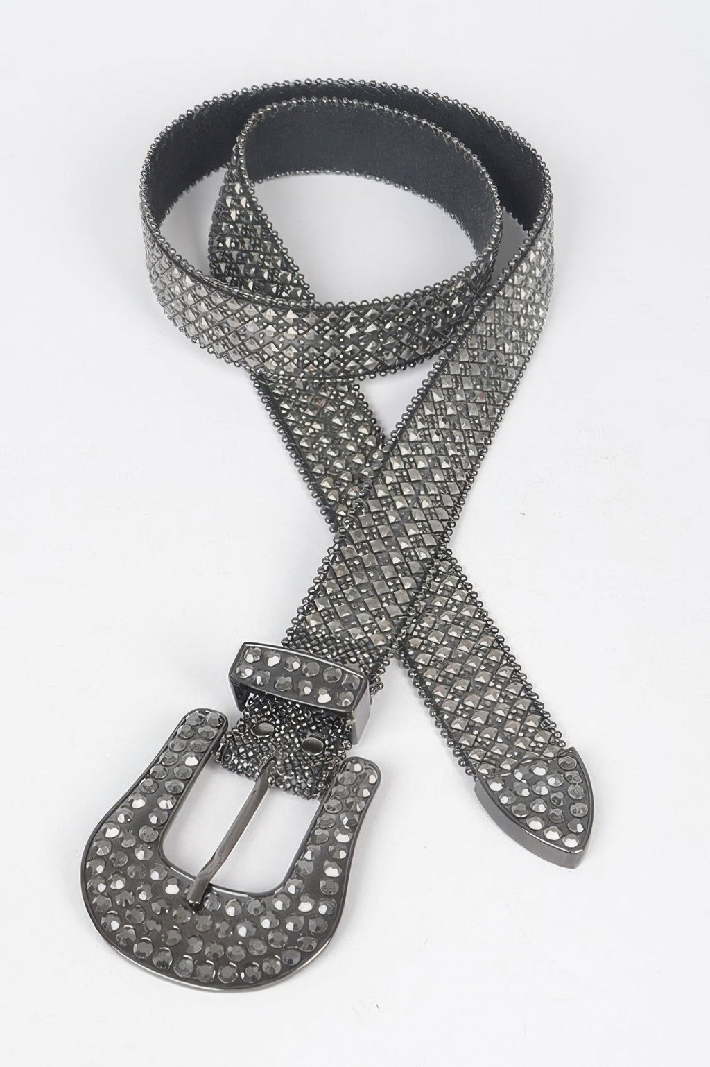 Rhinestone Western Style Plus Size Belt