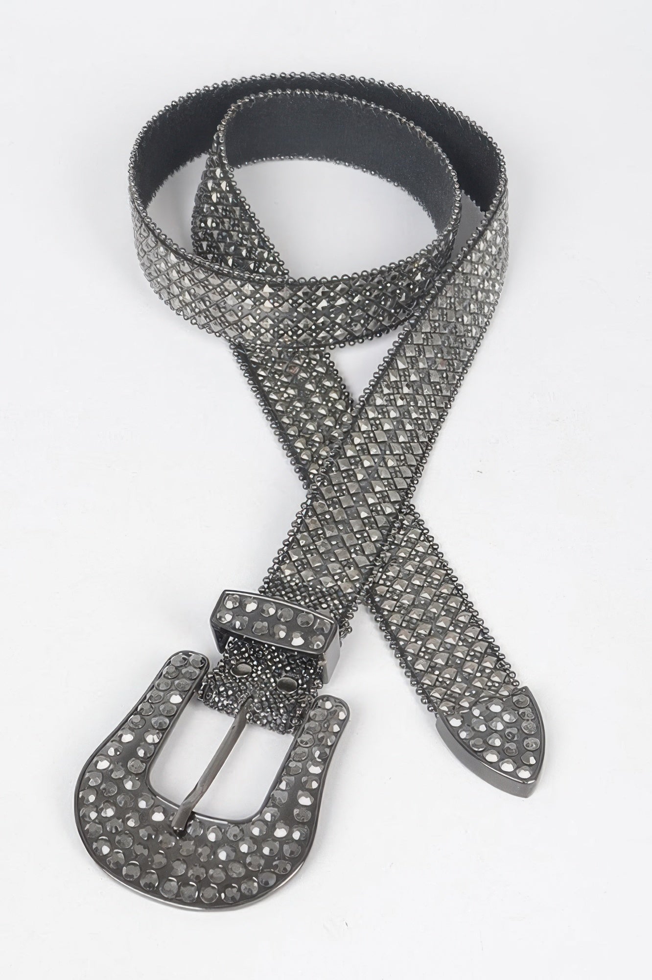 Rhinestone Western Style Plus Size Belt