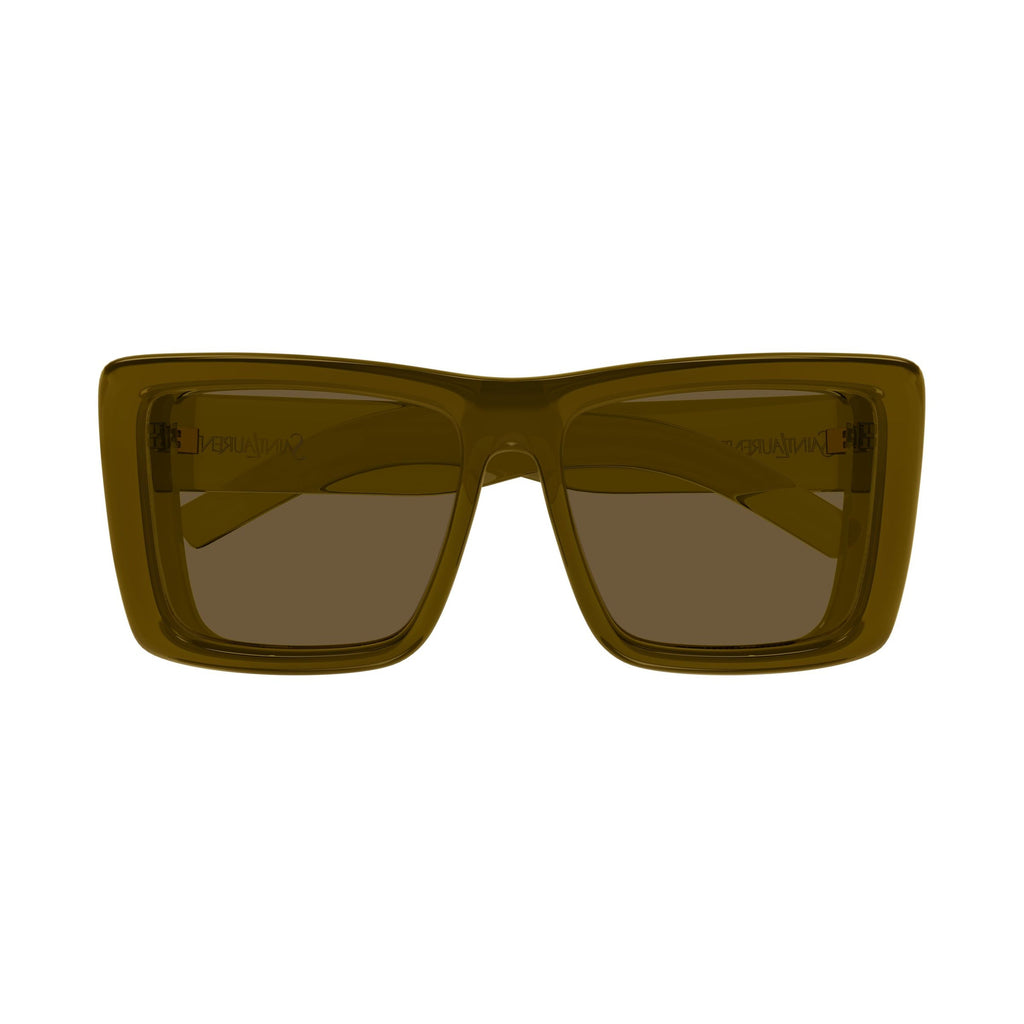 Oversized Square Frame Sunglasses With Glossy Finish