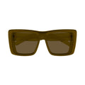 Oversized Square Frame Sunglasses With Glossy Finish
