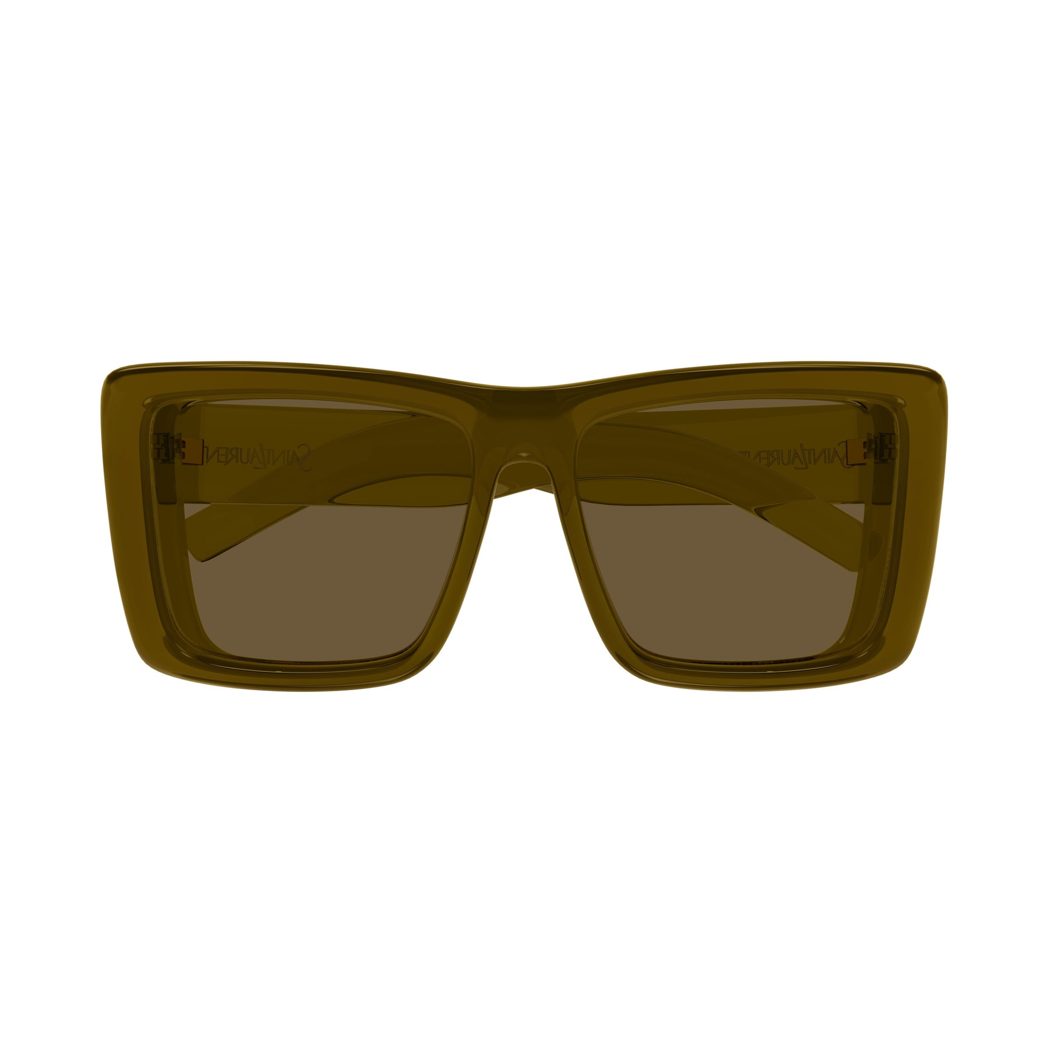 Oversized Square Frame Sunglasses With Glossy Finish