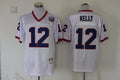 Men's Buffalo Bills Jim Kelly Mitchell & Ness White Legacy Replica Player Jersey1