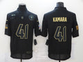 Men's New Orleans Saints #41 Alvin Kamara Black Player Game Jersey1