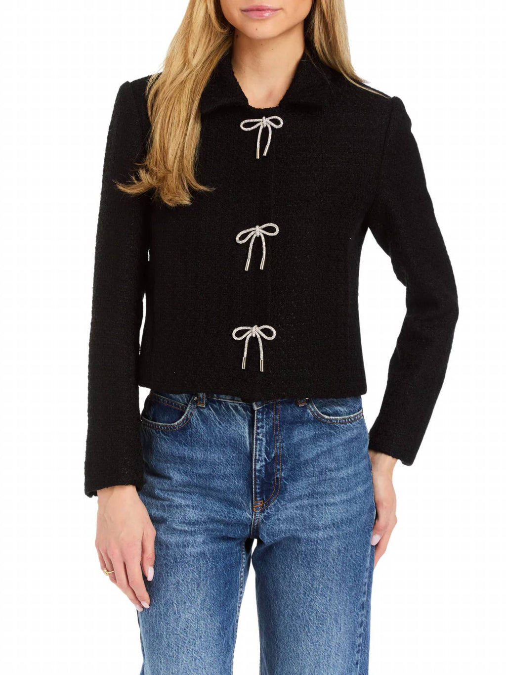 Cris Tweed Jacket In Black