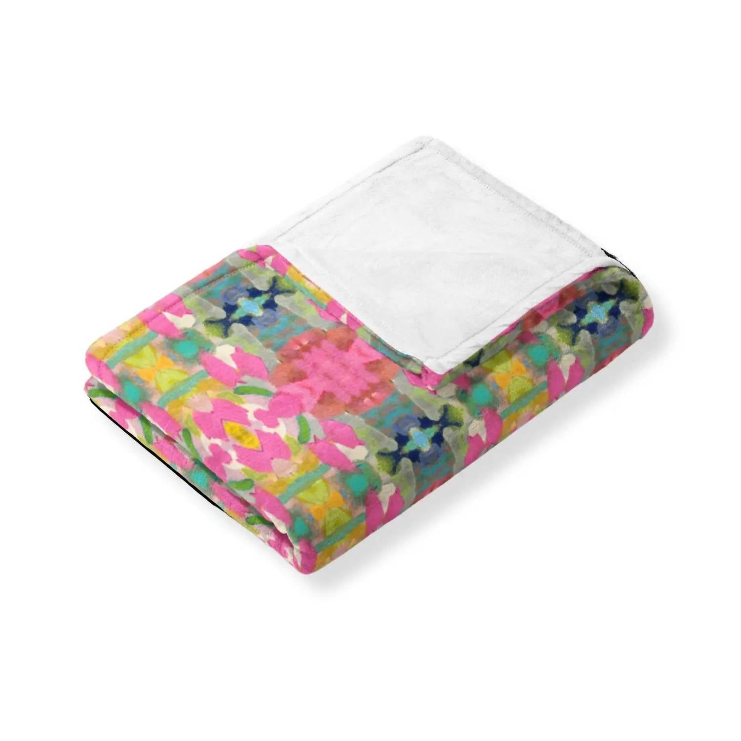 Paradise Fleece Blanket In Pink