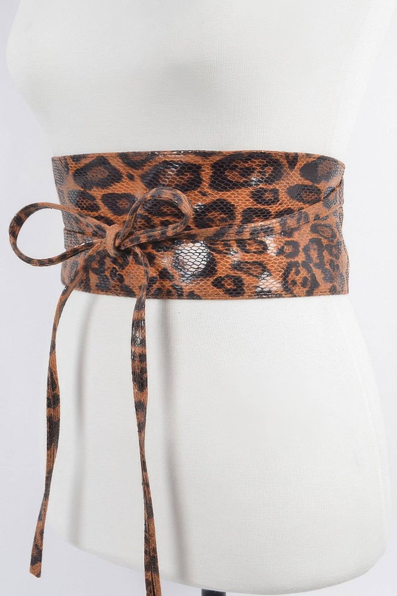 Wild Luxe Faux Leo Waist Belt