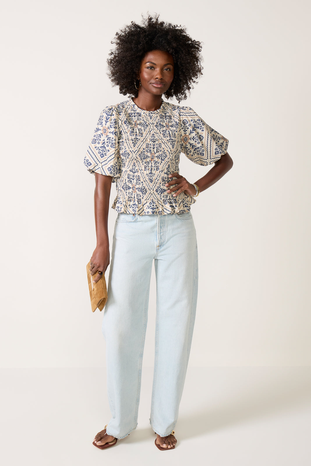 Women's Mina Smocked Blouse
