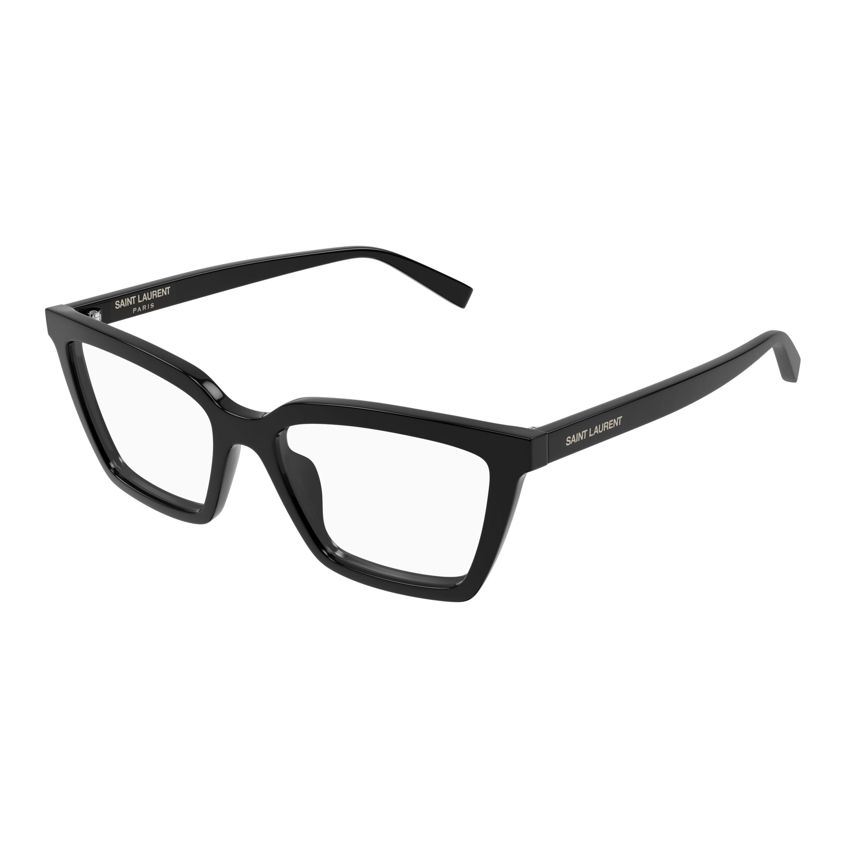 Bold Rectangular Sunglasses In Glossy Black Recycled Acetate