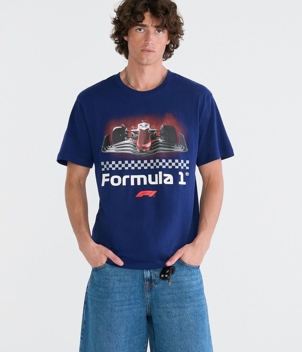 Aeropostale Formula 1 Race Winner Relaxed Graphic Tee
