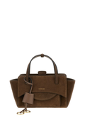 Brown Flap S Suede Crossbody Bag