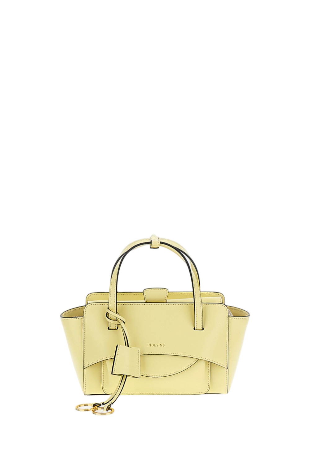 Yellow Flap S Leather Crossbody Bag
