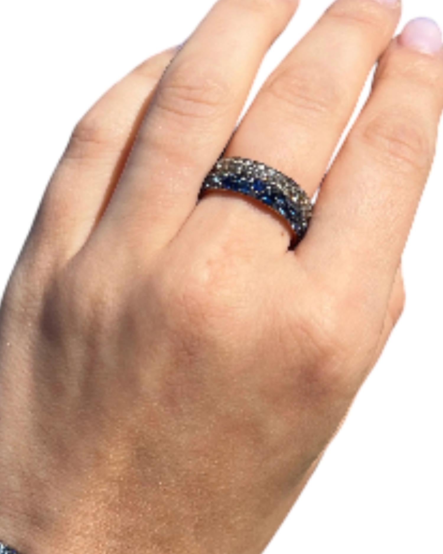 Women's Diamond Band Ring In Champagne