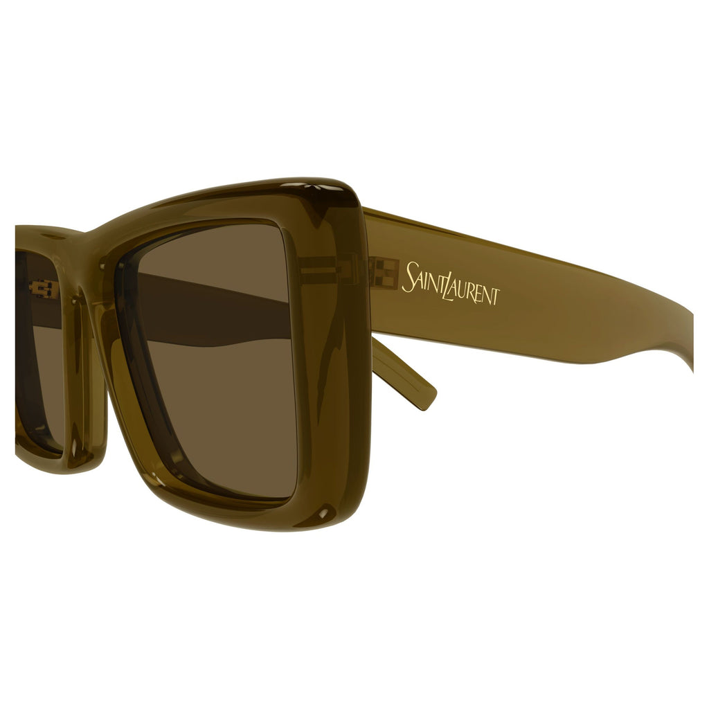 Oversized Square Frame Sunglasses With Glossy Finish